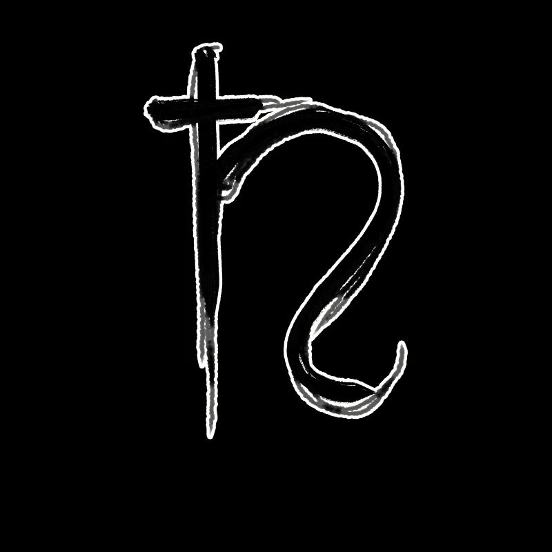 Saturn Astrology Symbol