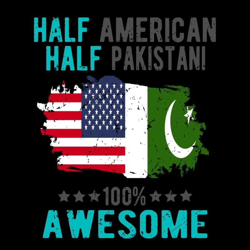 Half American Half Pakistani