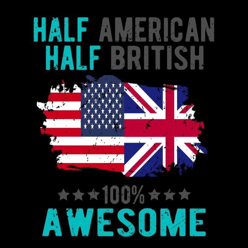 Moitié américain moitié britannique