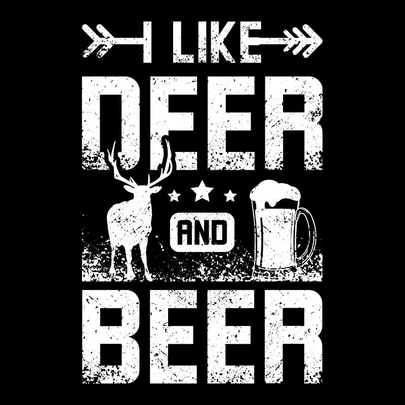 Chasse J’aime le cerf et la bière