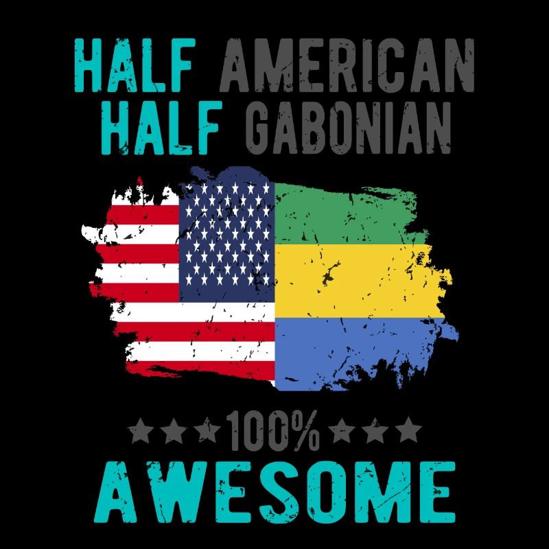 Moitié américain moitié gabonais