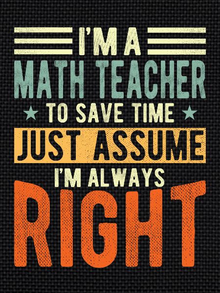 Mathematics teacher