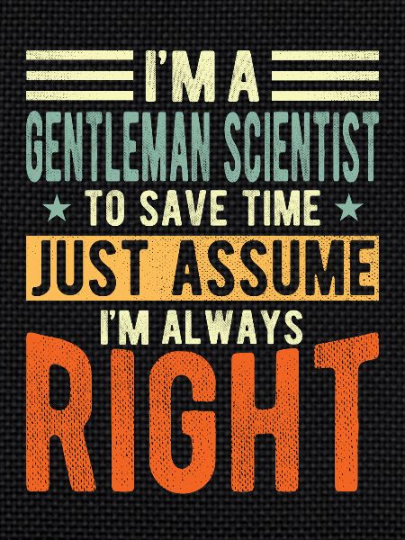 Gentleman scientist