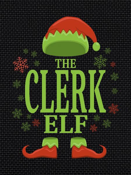 Clerk Christmas Elf