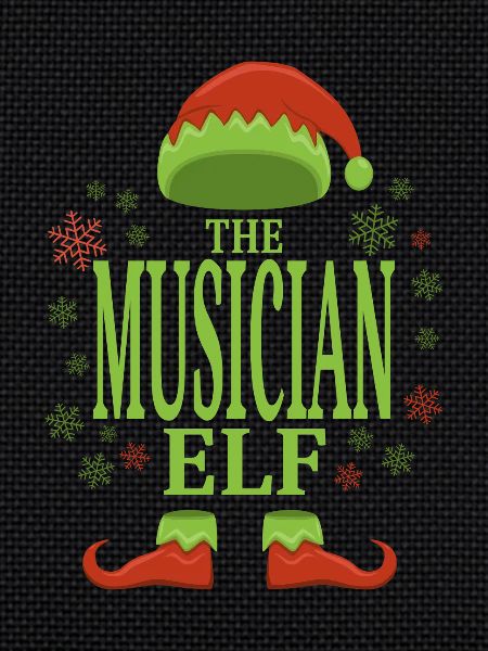 Musicien elfe de Noël