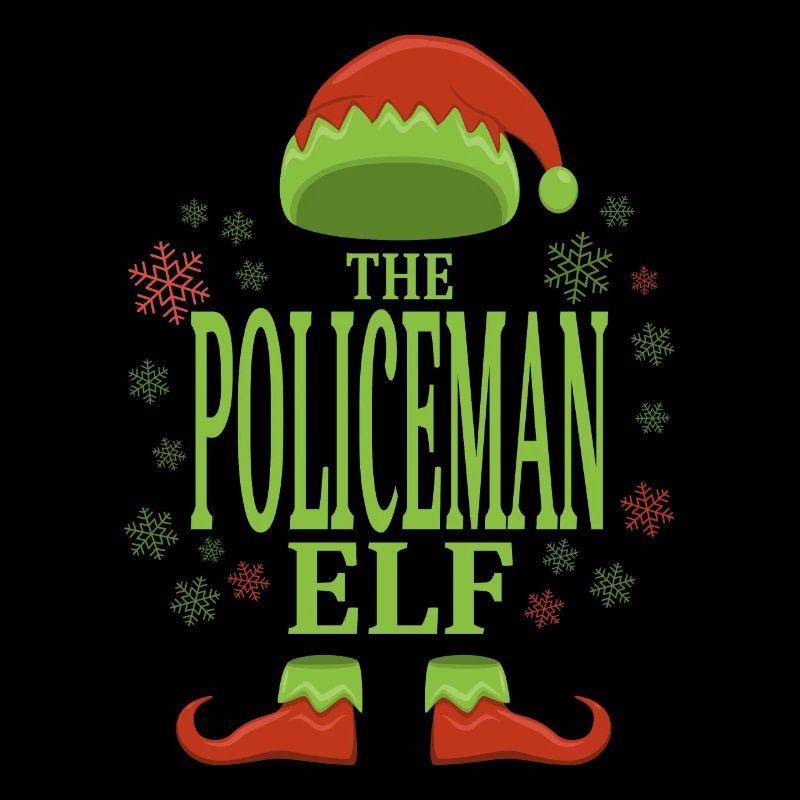 Policeman Christmas Elf