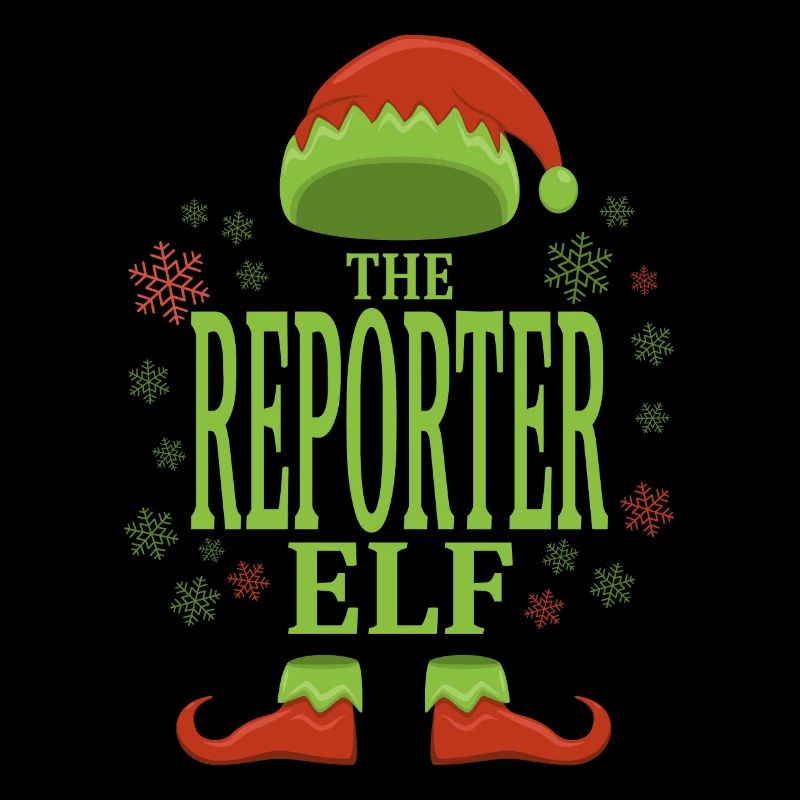 Reporter Christmas Elf