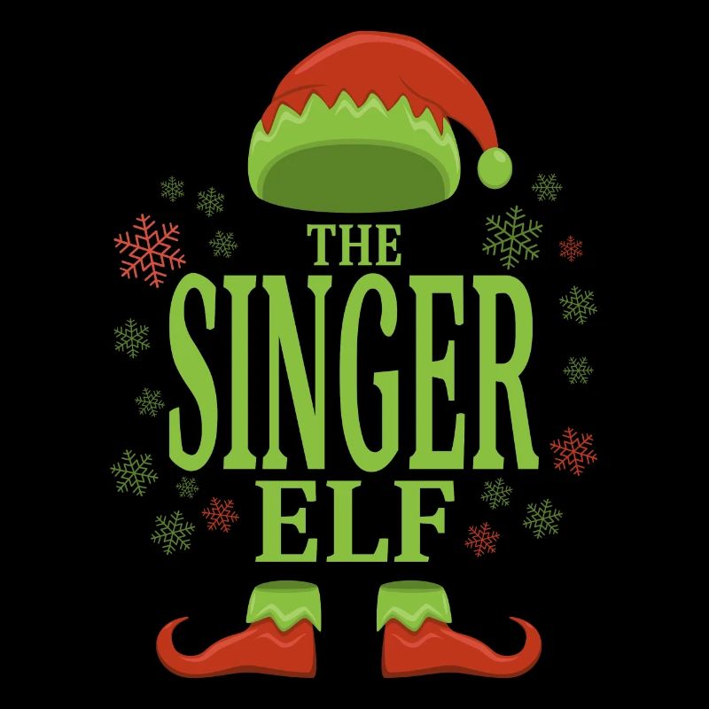 Chanteur elfe de Noël