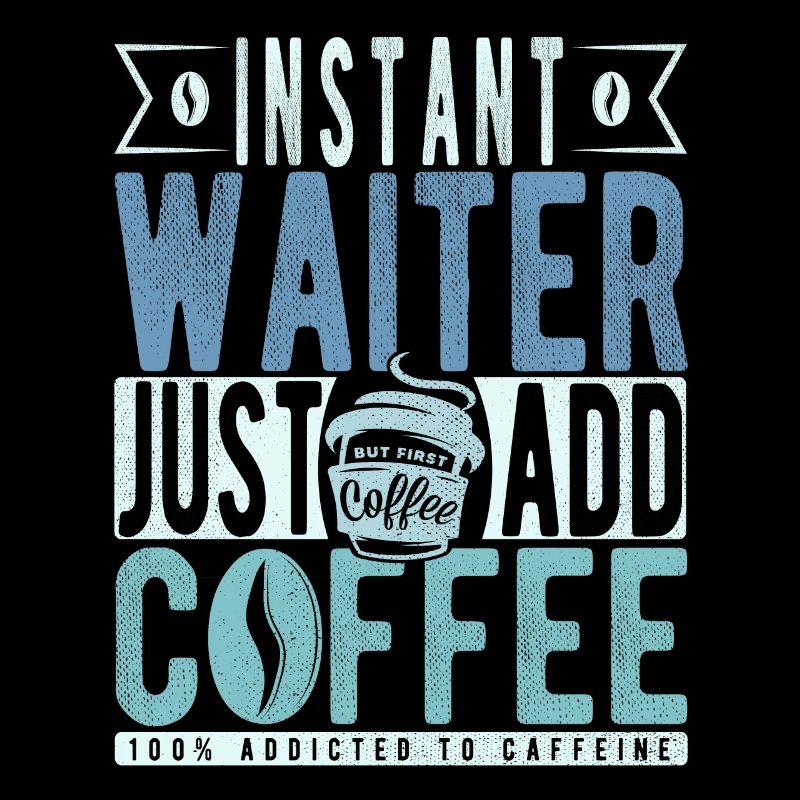 Café de serveur disant