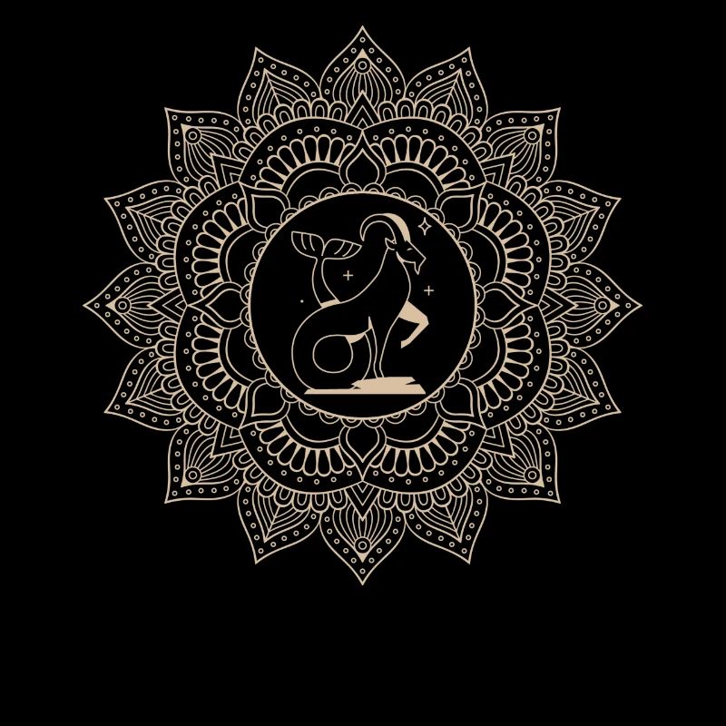 Steinbock sternzeichen Mandala