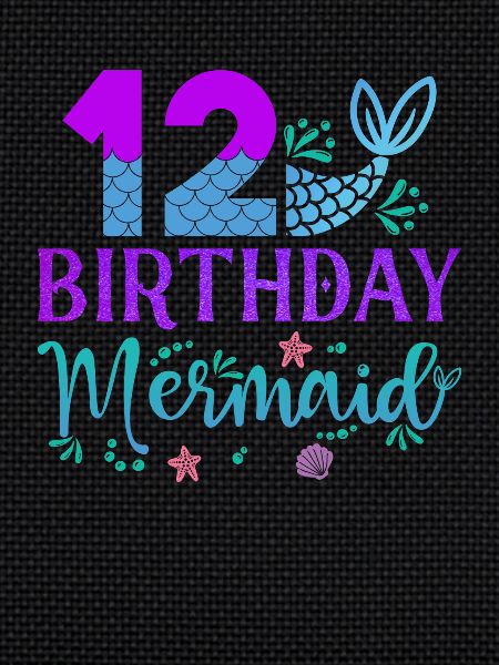 12th Birthday Mermaid
