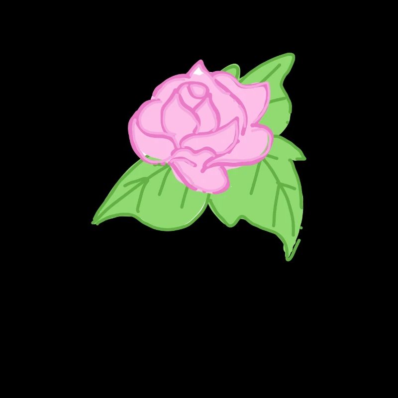 Rose Red Rose Hand-drawn
