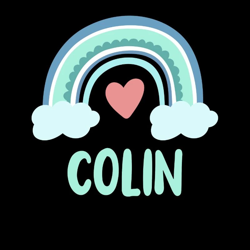 Colin Name Rainbow Baby
