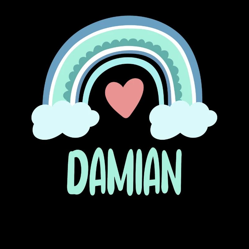 Damian Name Rainbow Baby