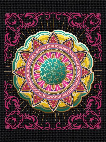 Arabesque, Mandala Design, 3D Mandala