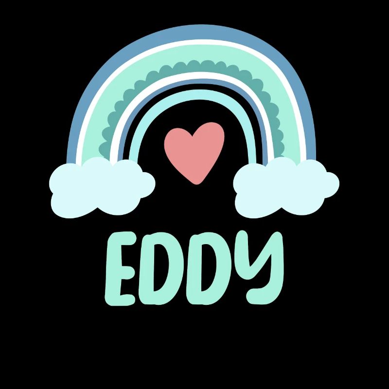 Eddy Name Rainbow Baby