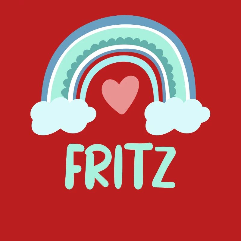 Fritz Name Rainbow Baby