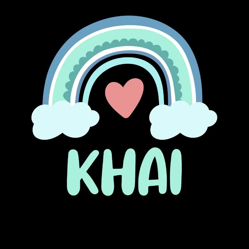 Khai Name Rainbow Baby