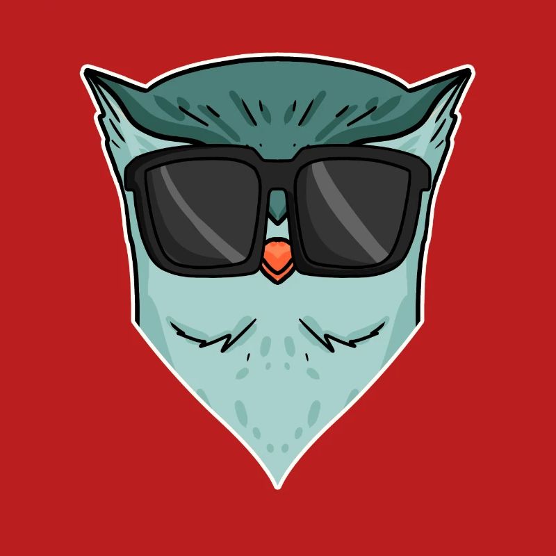 Eule mit Sonnenbrille