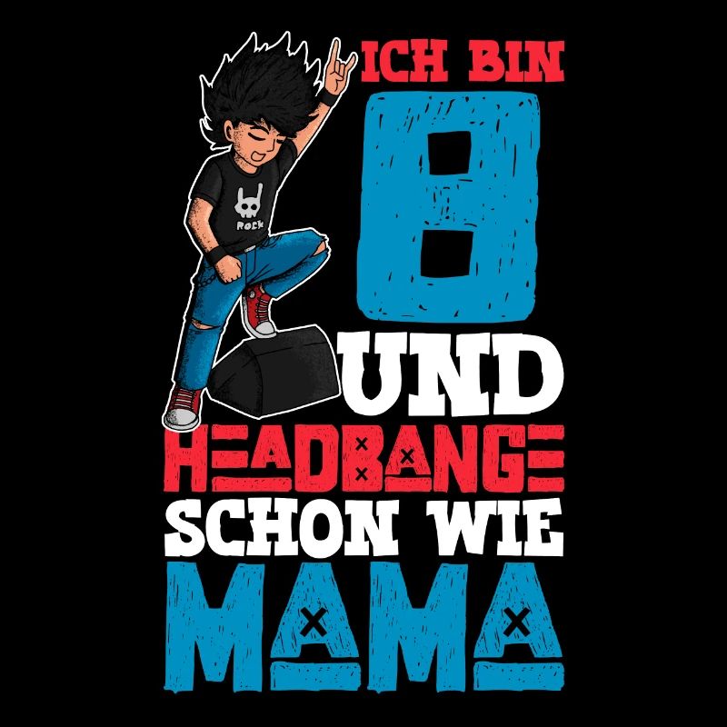Ich bin 8 - Jungen Rocker