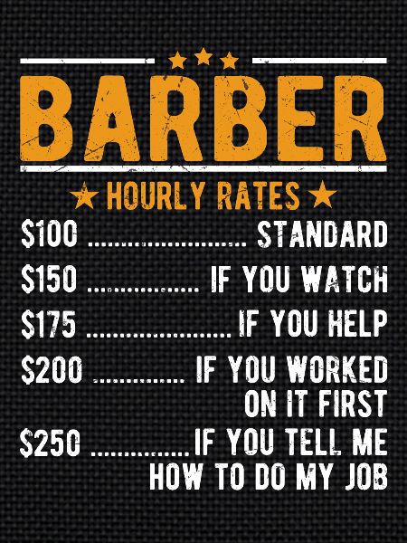Barbier Stundenlohn