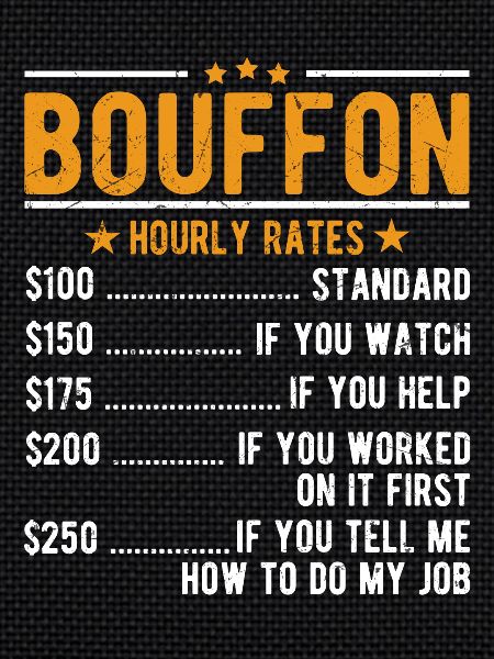 Bouffon Stundenlohn