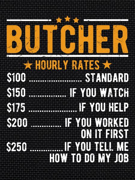 Butcher hourly wage