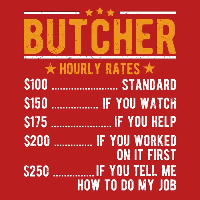 Butcher hourly wage
