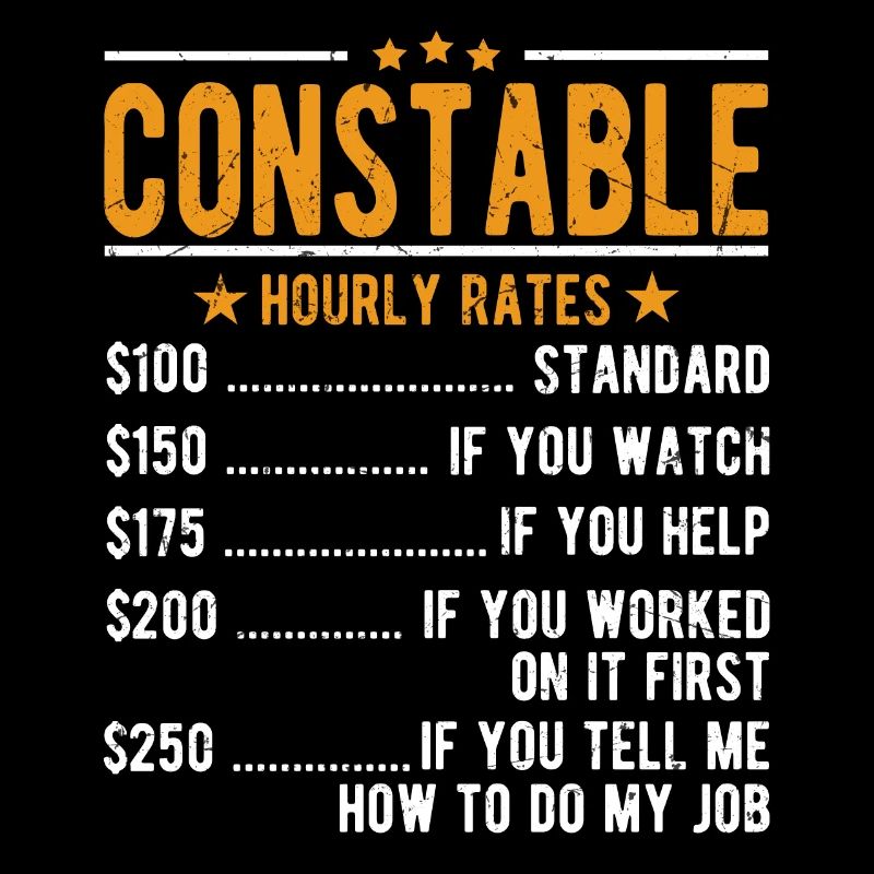 Salaire horaire du policier
