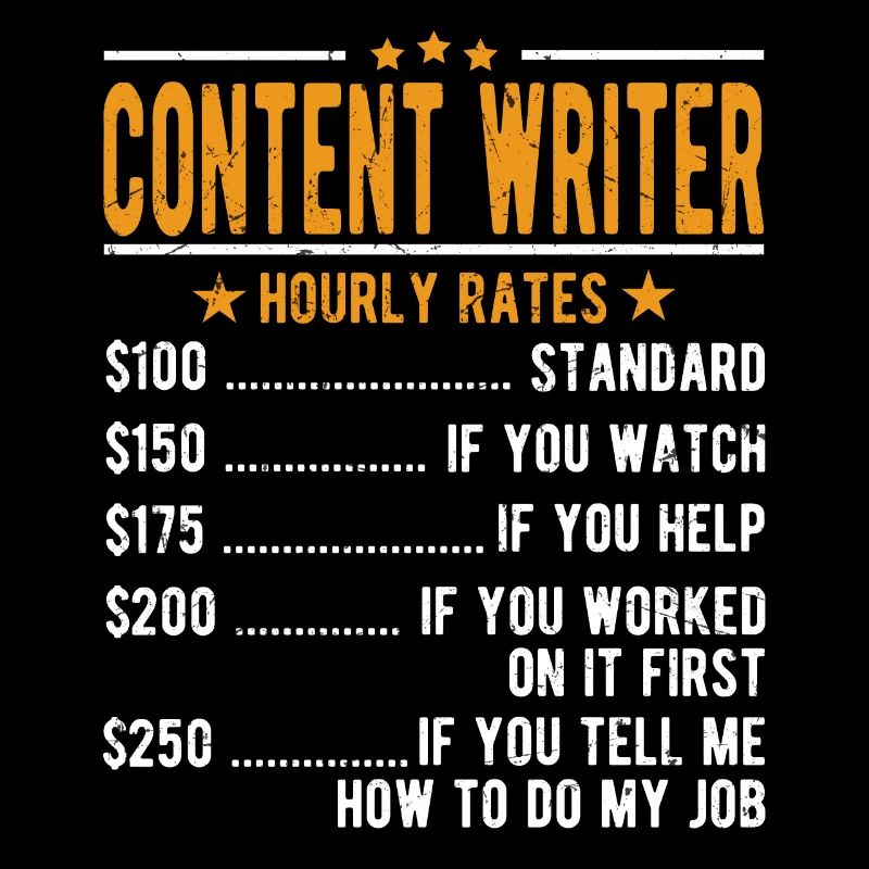 Auteur de contenu Salaire horaire