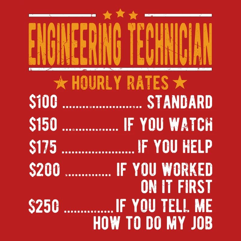 Engineering technician hourly wage