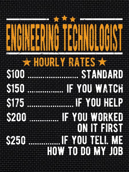 Technology technologist Hourly wage