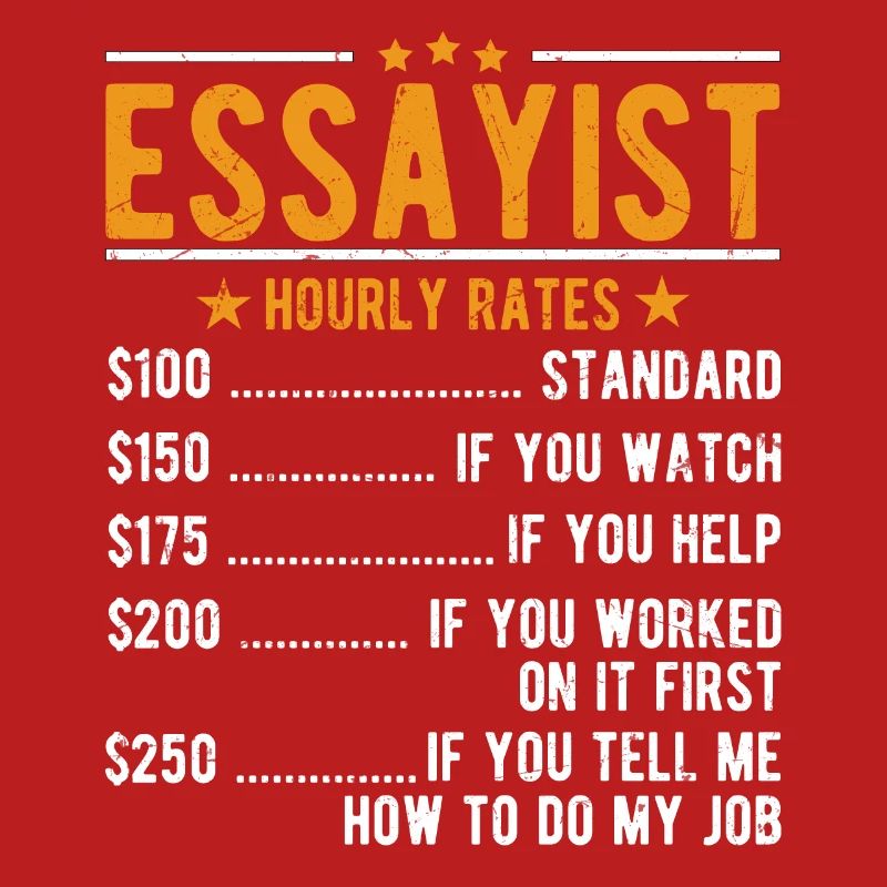Essayist Hourly Wage