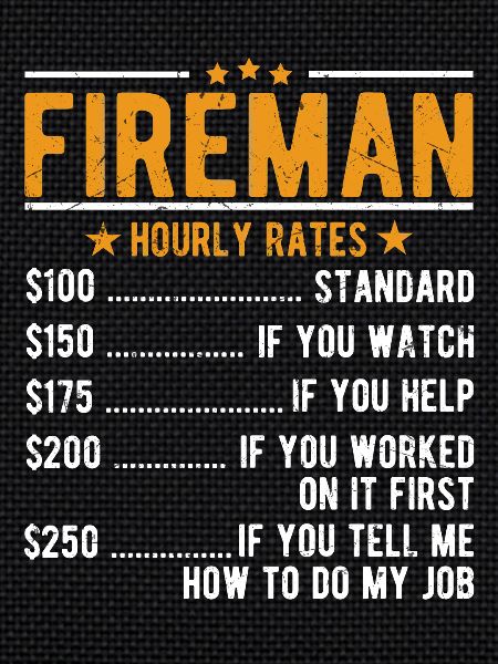 Firefighter hourly wage