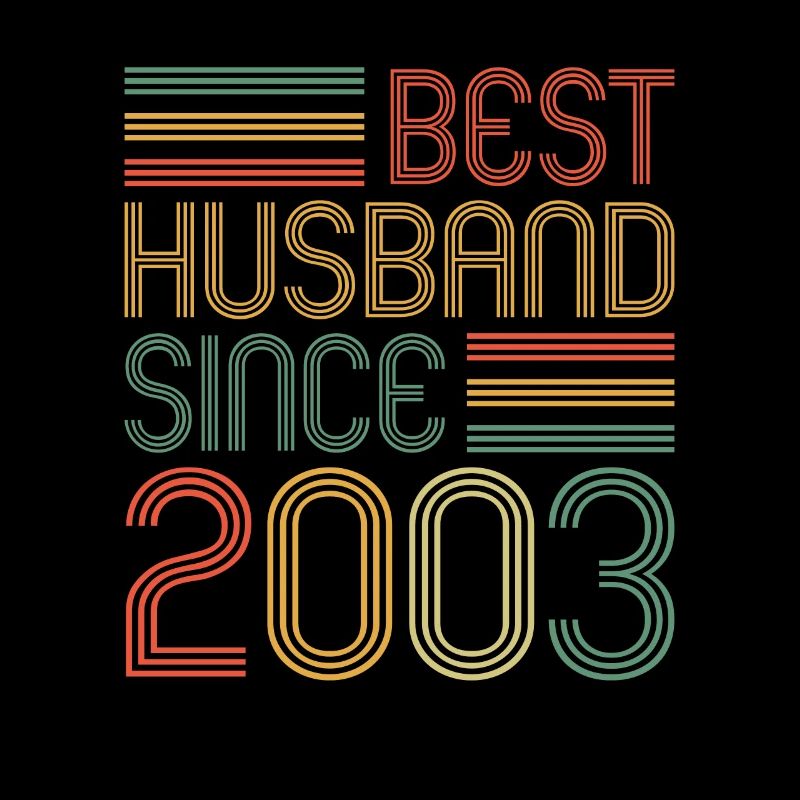 20. Hochzeitstag Bester Ehemann seit 2003