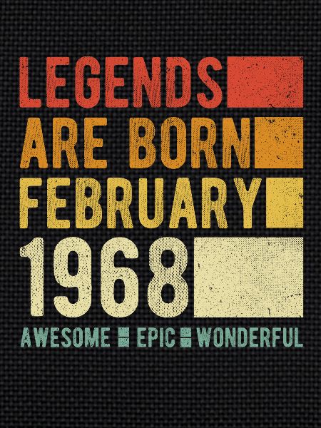 Birthday February 1968