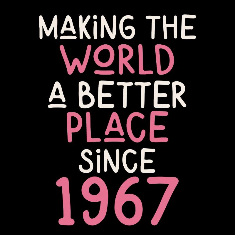 Making the World a better place since 1967