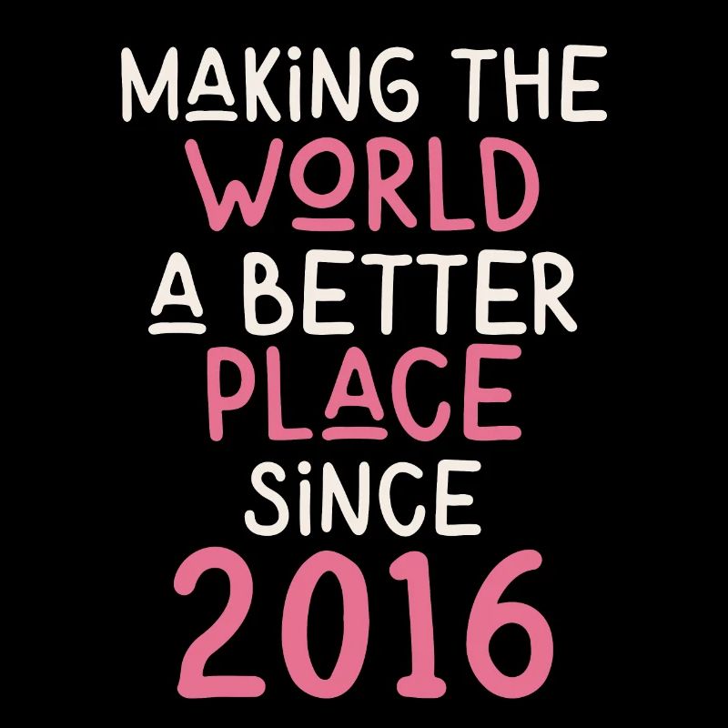 Making the World a better place since 2016