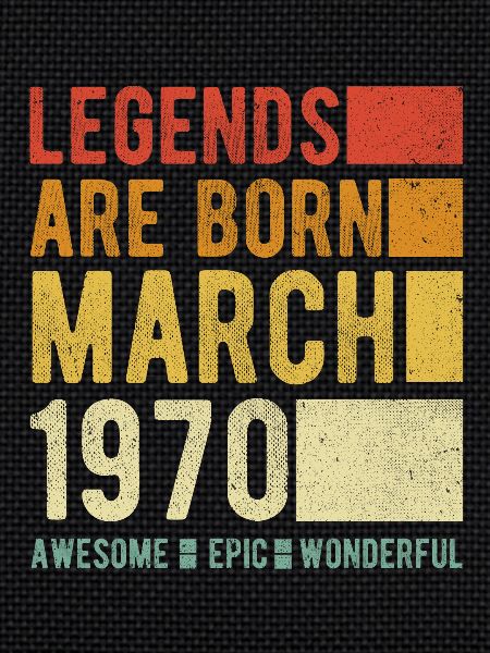 Anniversaire Mars 1970