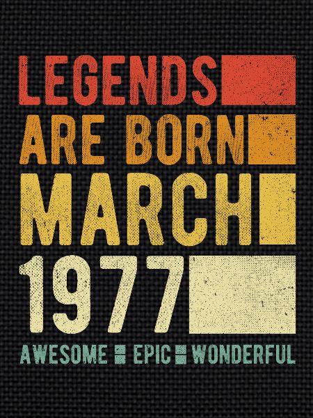 Anniversaire Mars 1977