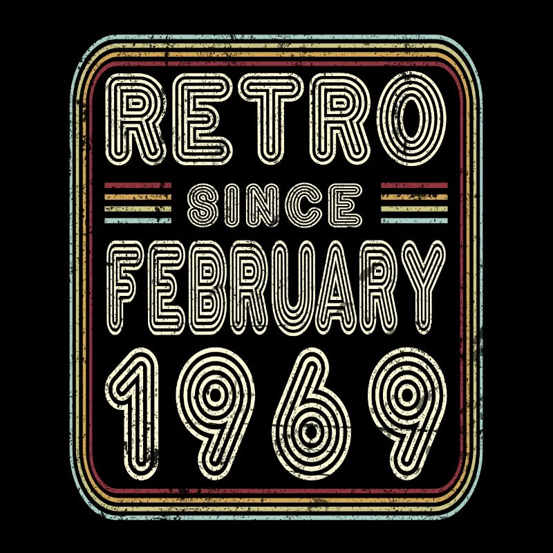Geburtstag Februar 1969 Retro Geschenk