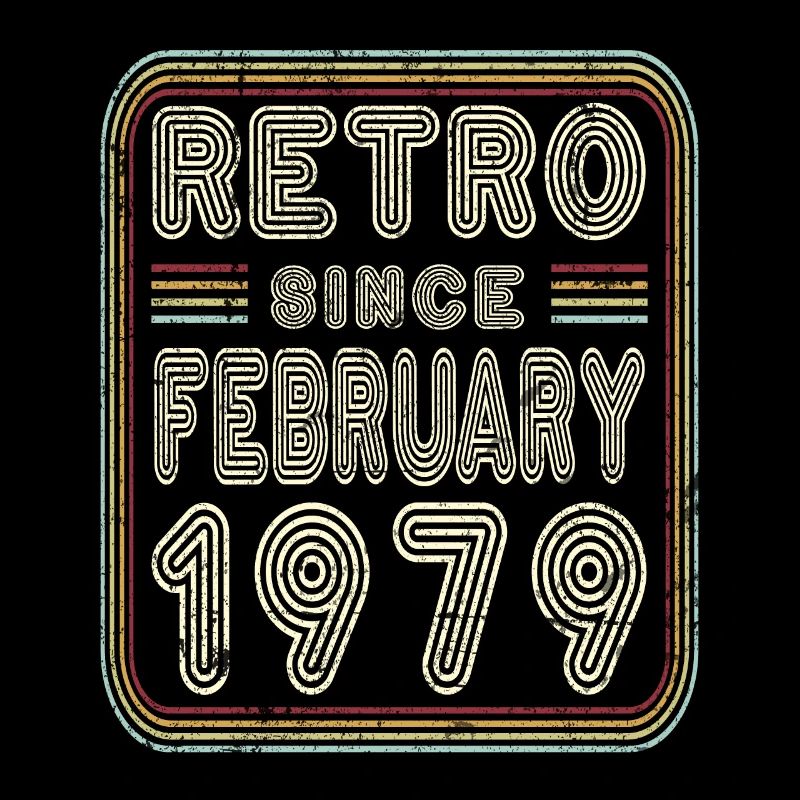 Birthday February 1979 Retro Gift