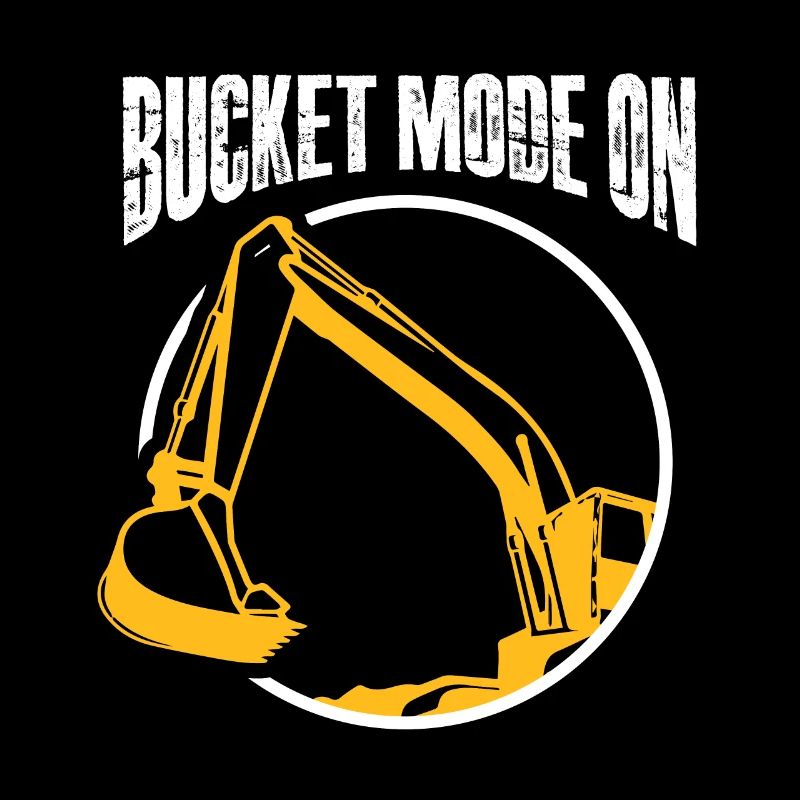 bucket mode on Design for a excavator fan