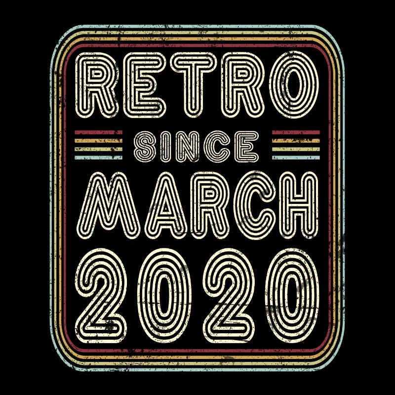 Anniversaire Mars 2020 Cadeau rétro