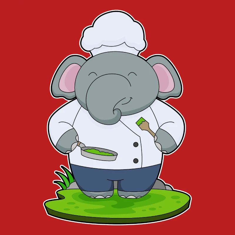 Poêle à éléphant