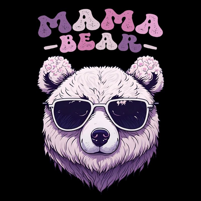 Mama Bear Sonnenbrille Kirschblüten Muttertag