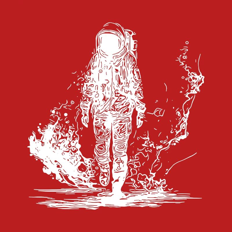 Astronaute dans le désert de Moondust