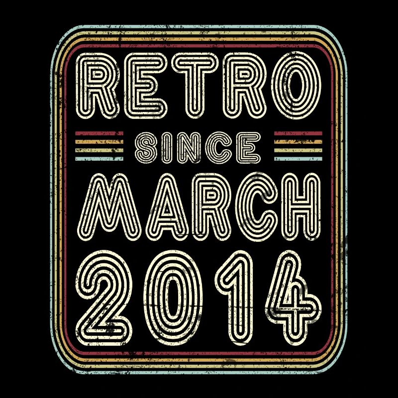 Geburtstag März 2014 Retro Geschenk