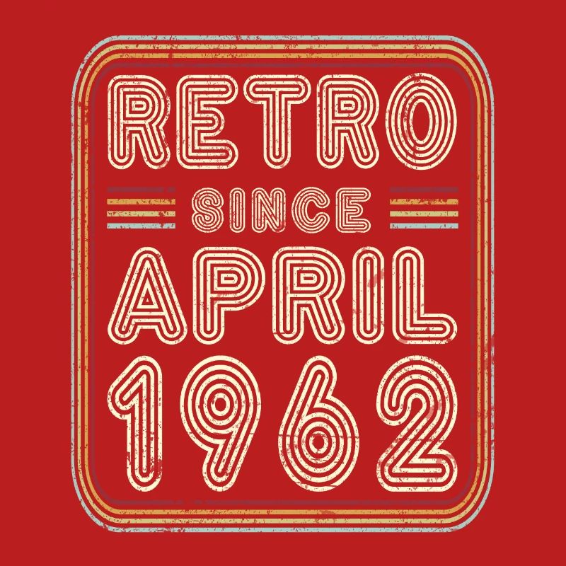 Geburtstag April 1962 Retro Geschenk