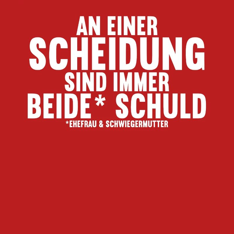 An einer Scheidung sind immer beide Schuld